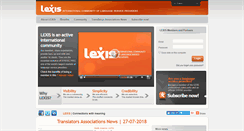 Desktop Screenshot of lexis.pro