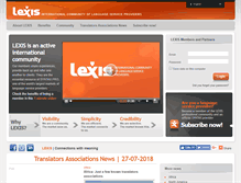 Tablet Screenshot of lexis.pro