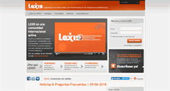 Desktop Screenshot of es.lexis.pro