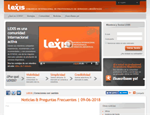 Tablet Screenshot of es.lexis.pro