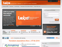 Tablet Screenshot of en.lexis.pro