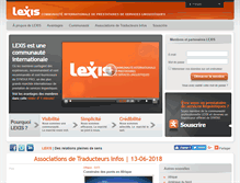 Tablet Screenshot of fr.lexis.pro