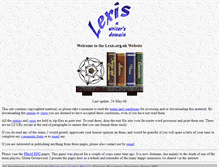 Tablet Screenshot of lexis.org.uk